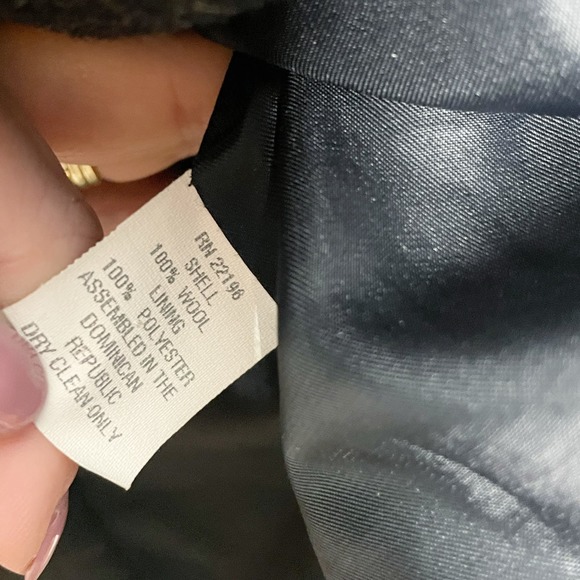 Jason Kole 100% Wool Gray Double Breasted Peacoat Jacket Women's Size Small - Picture 6 of 7